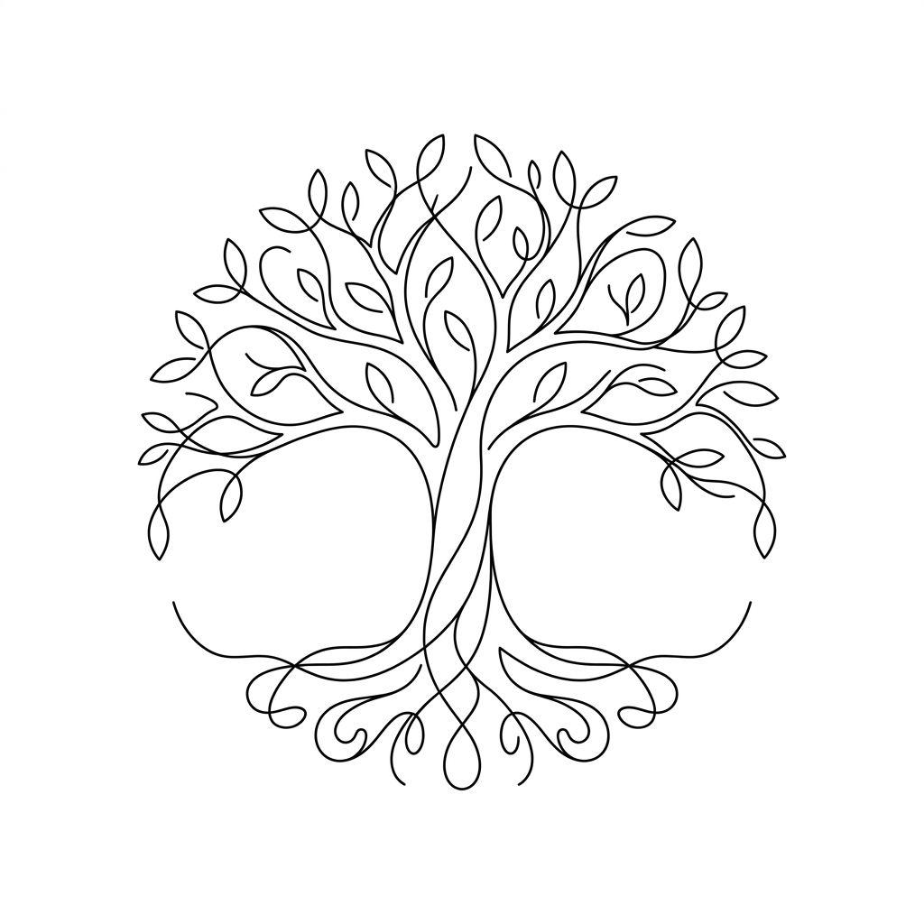 tree of life-tattoo minimalist tree of life