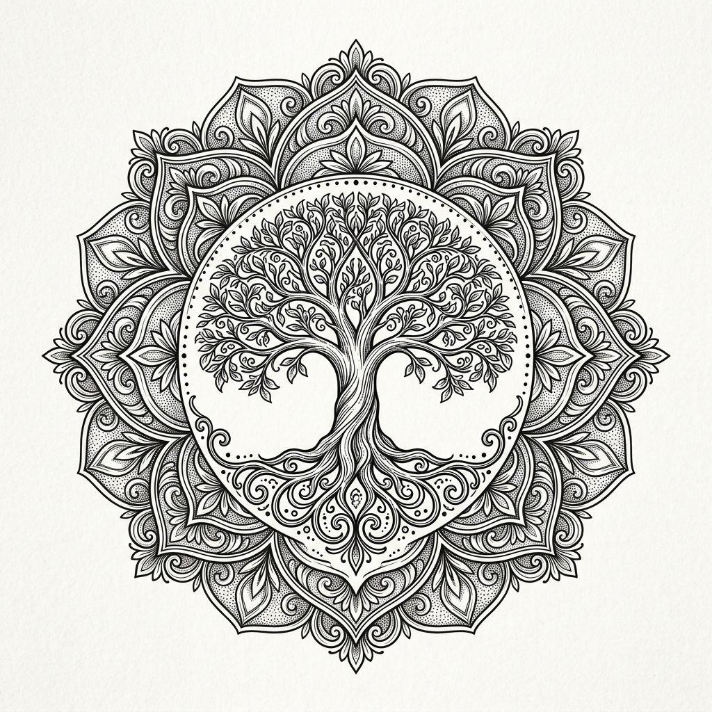 tree of life-tattoo tree of life mandala