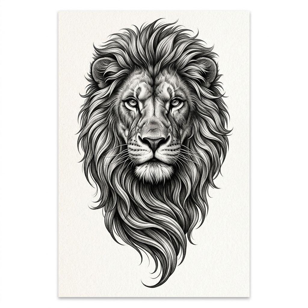 forearm-tattoo realistic lion