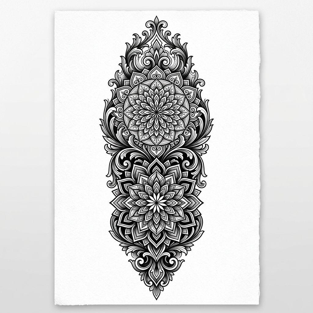 forearm-tattoo forearm mandala
