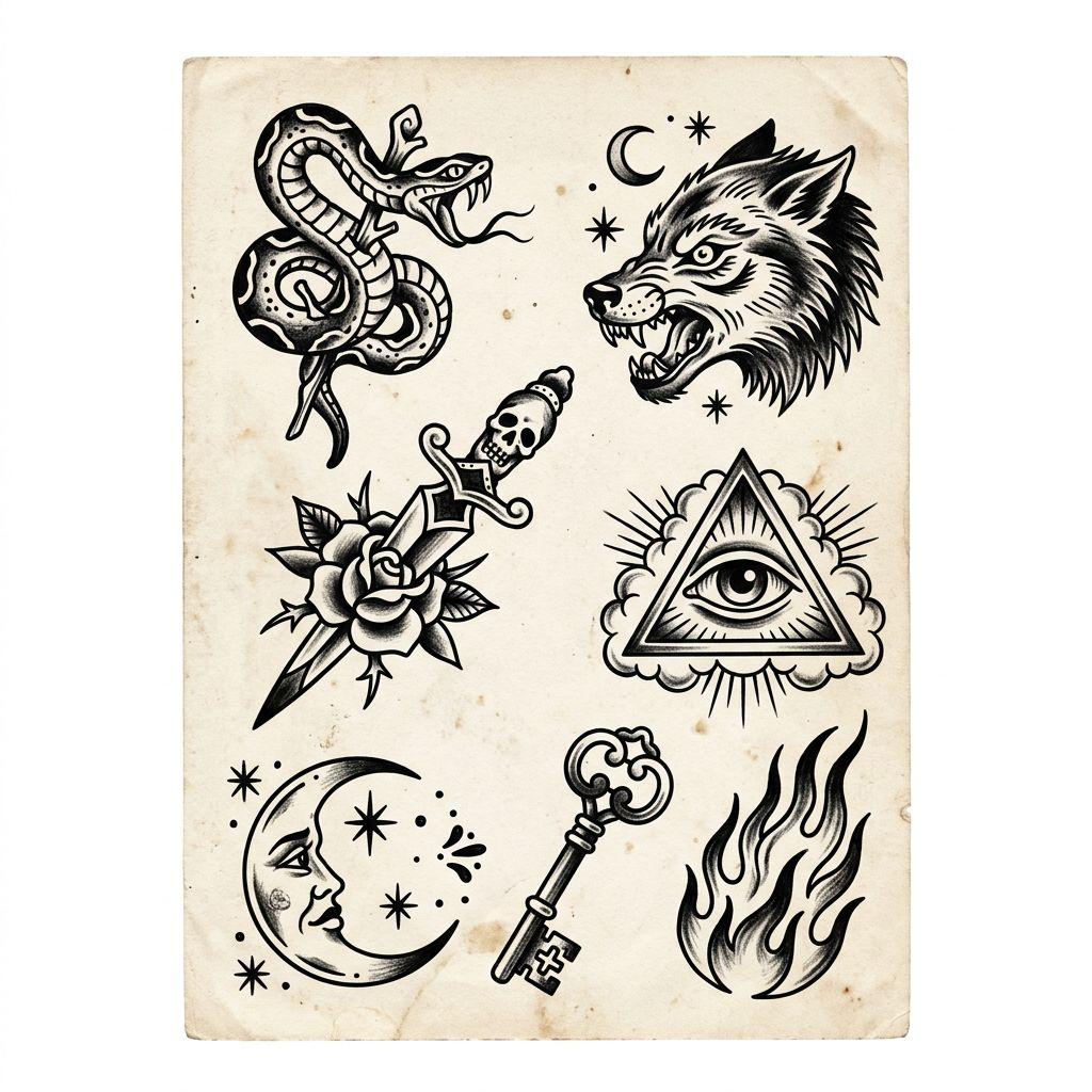 forearm-tattoo forearm patchwork