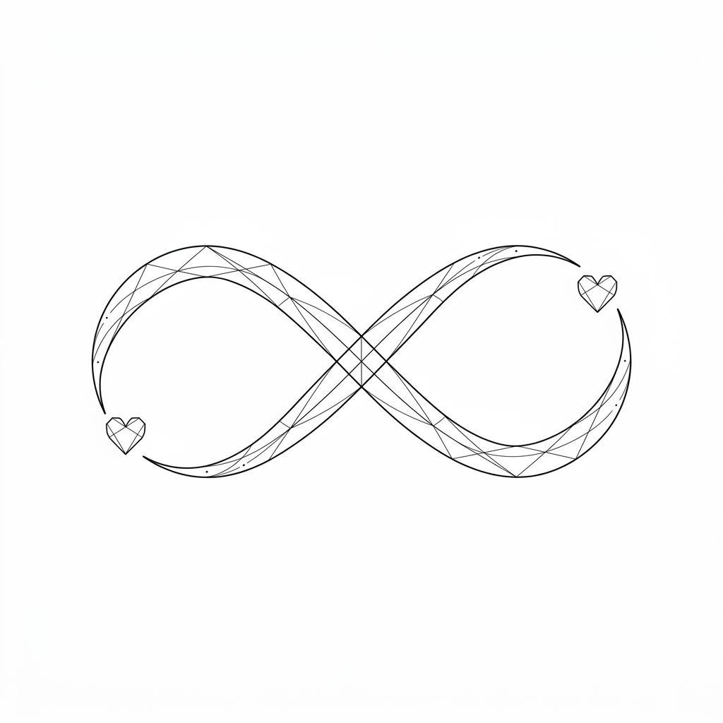 best friend-tattoo geometric infinity