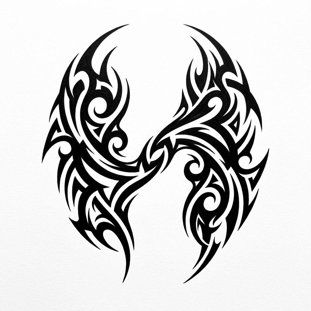 best friend-tattoo modern tribal duo