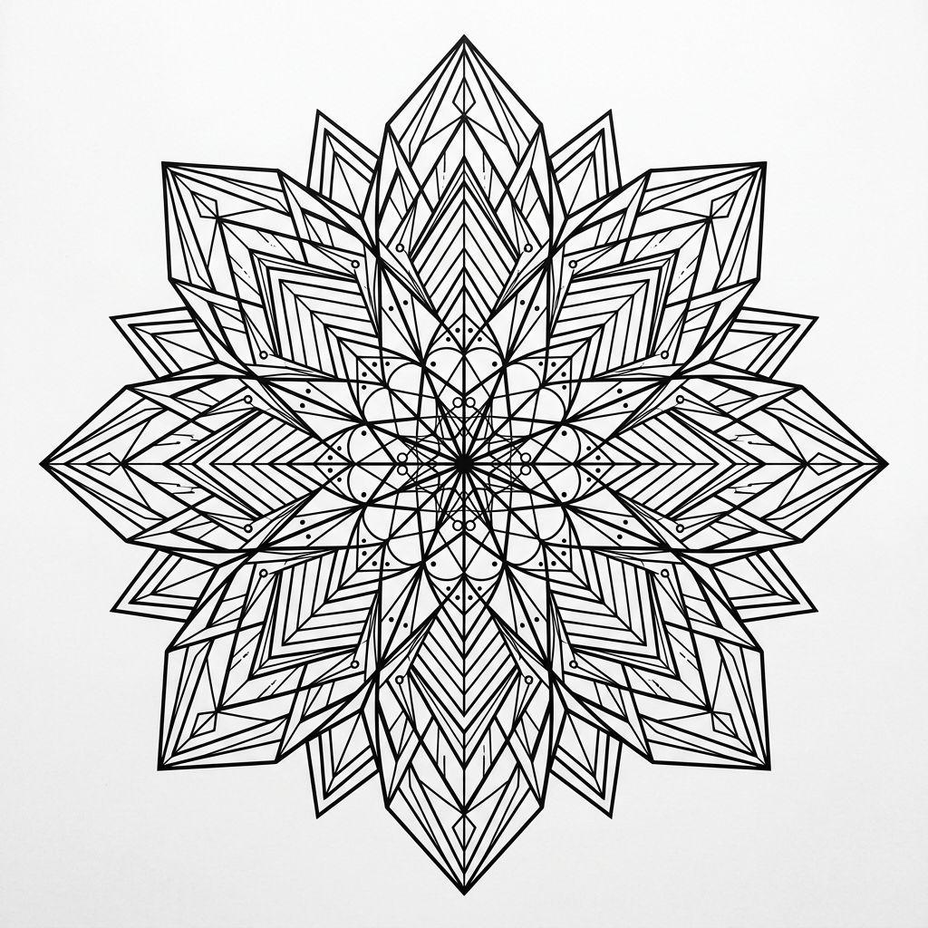 flower-tattoo geometric mandala flower
