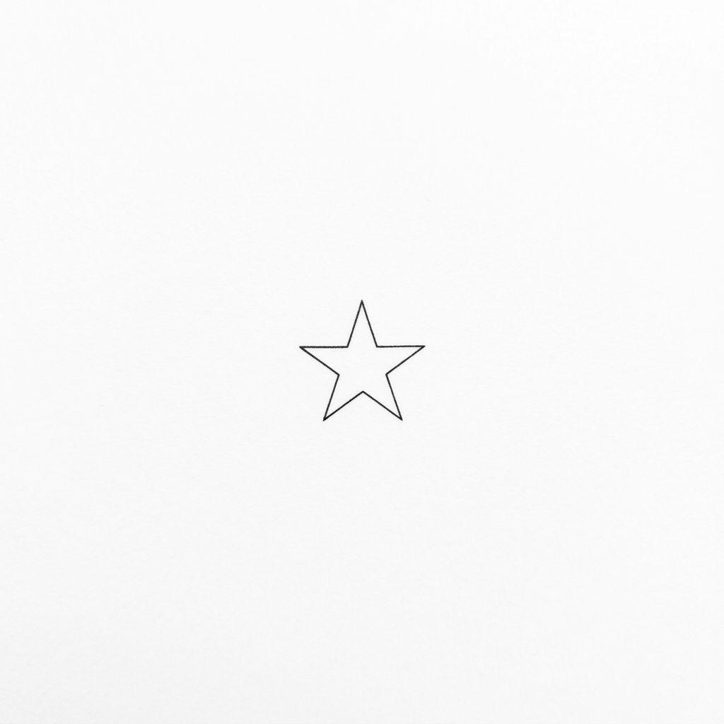 ankle-tattoo fine line star