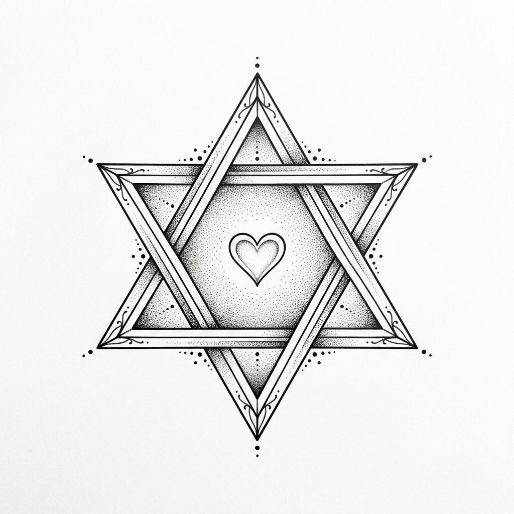 idée tatouage commun triangle infini spirituel