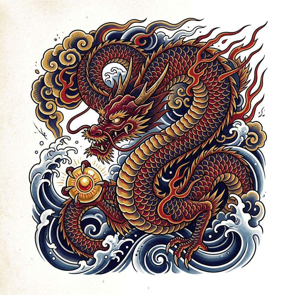 dragon-tattoo japanese irezumi dragon