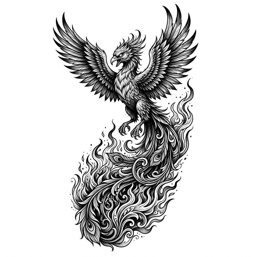 shoulder-tattoo premium phoenix
