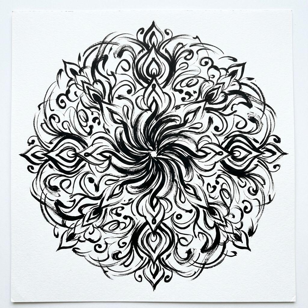 mandala-tattoo abstract mandala