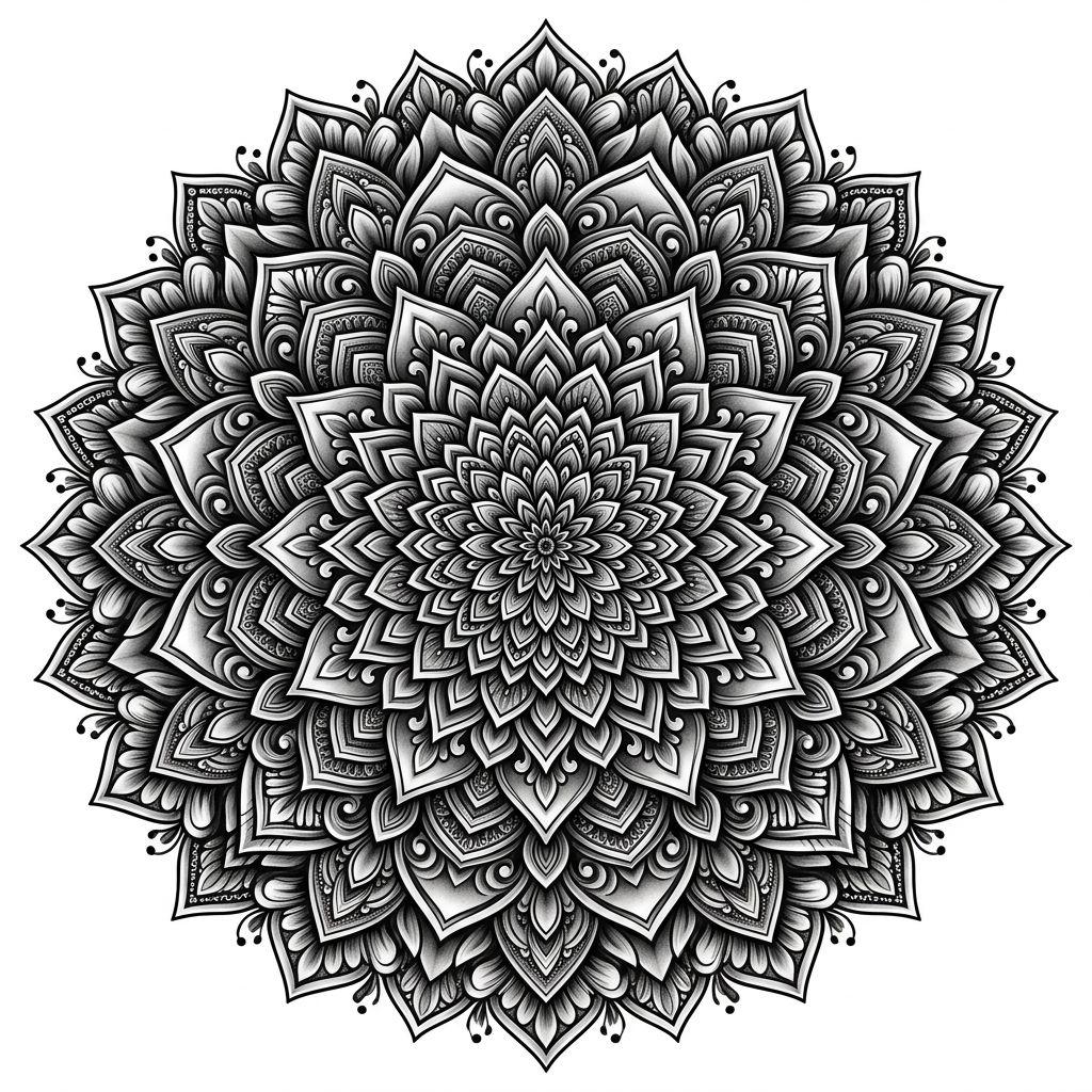 mandala-tattoo premium 3d mandala
