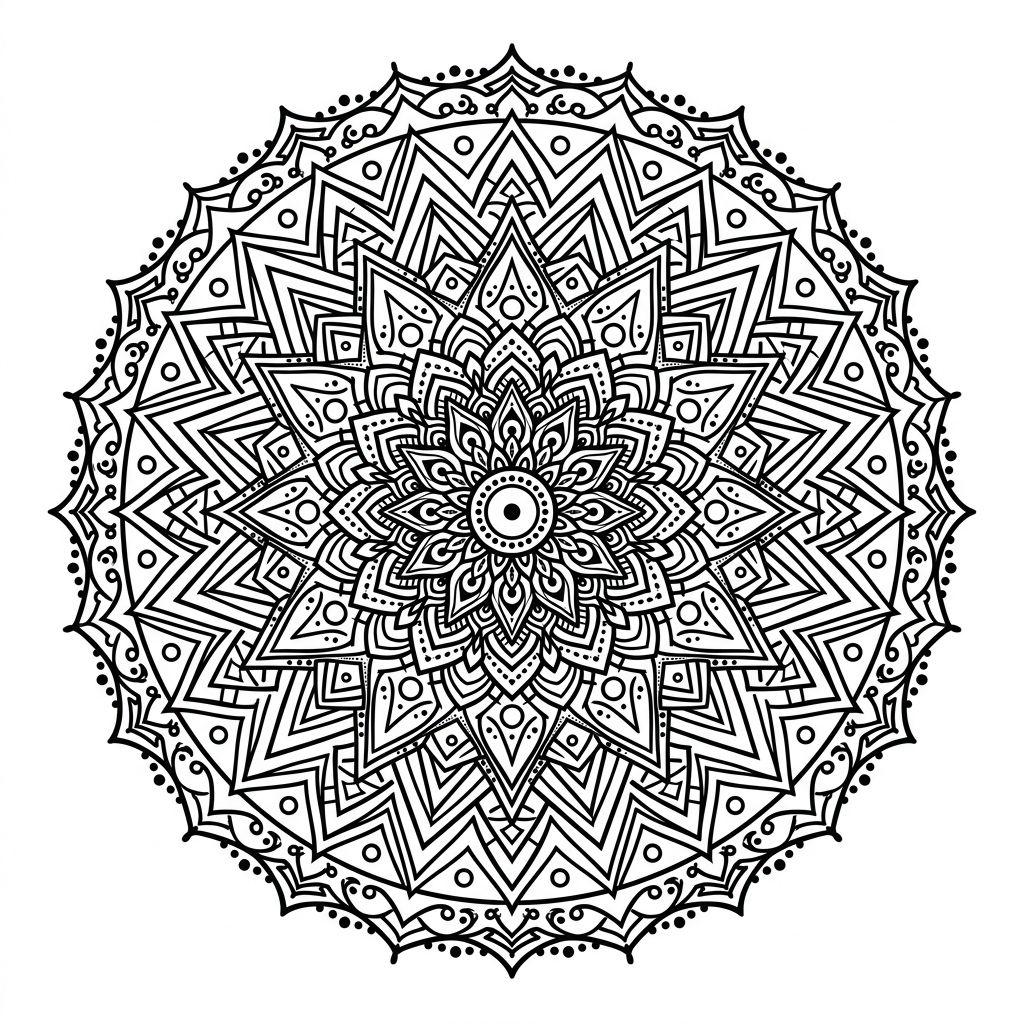 nape-tattoo geometric mandala