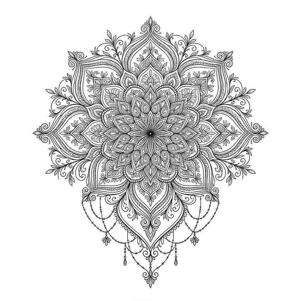 nape-tattoo ornamental mandala