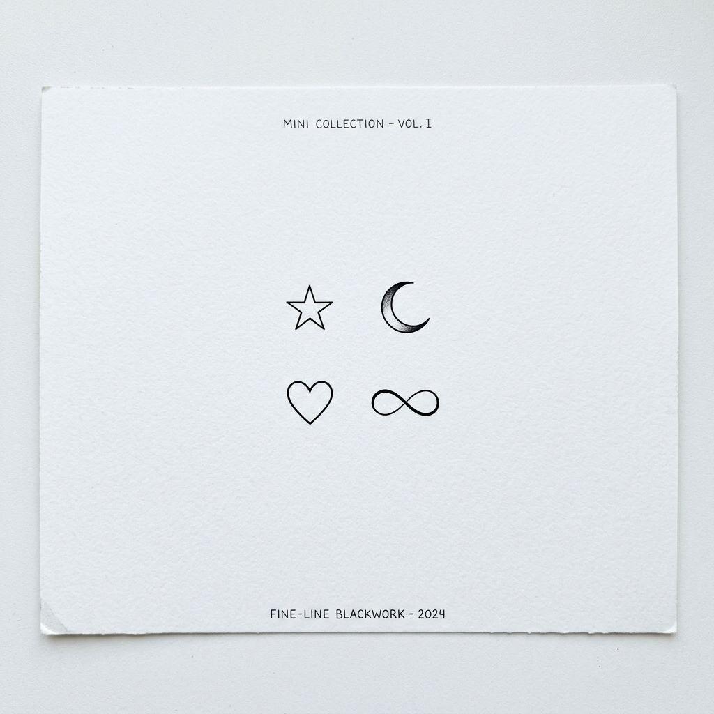 nape-tattoo patchwork micro symbols