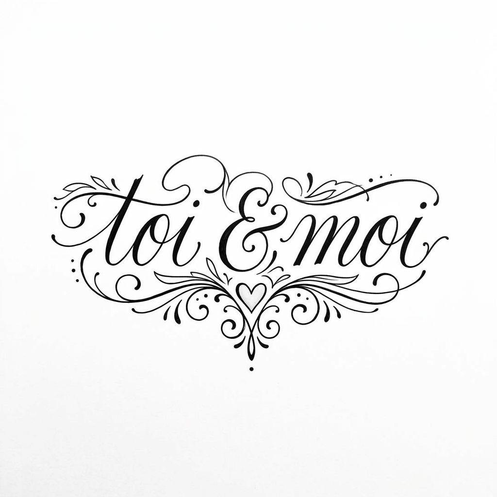 couple-tattoo partner lettering