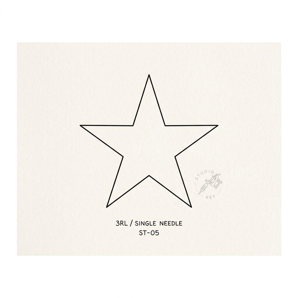 foot-tattoo minimalist star