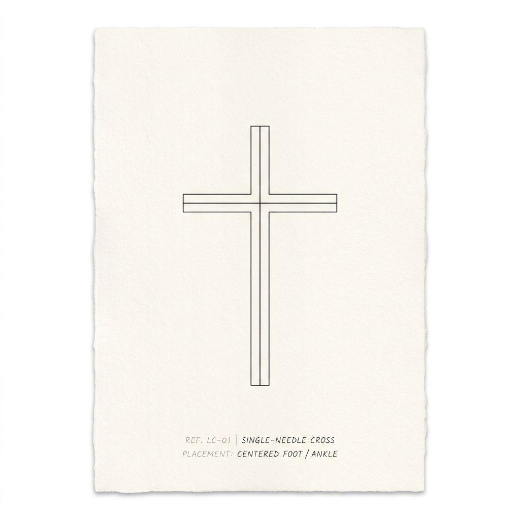 foot-tattoo spiritual cross