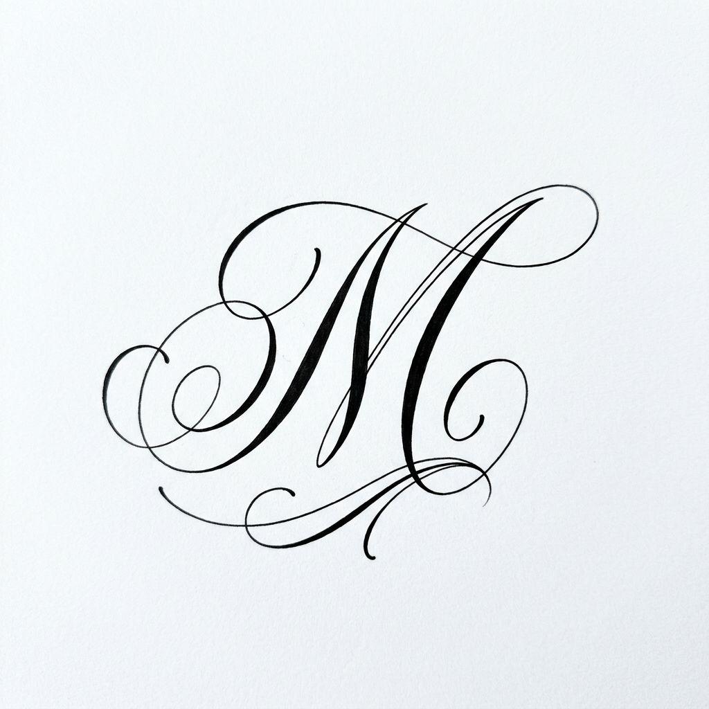 foot-tattoo lettering initial