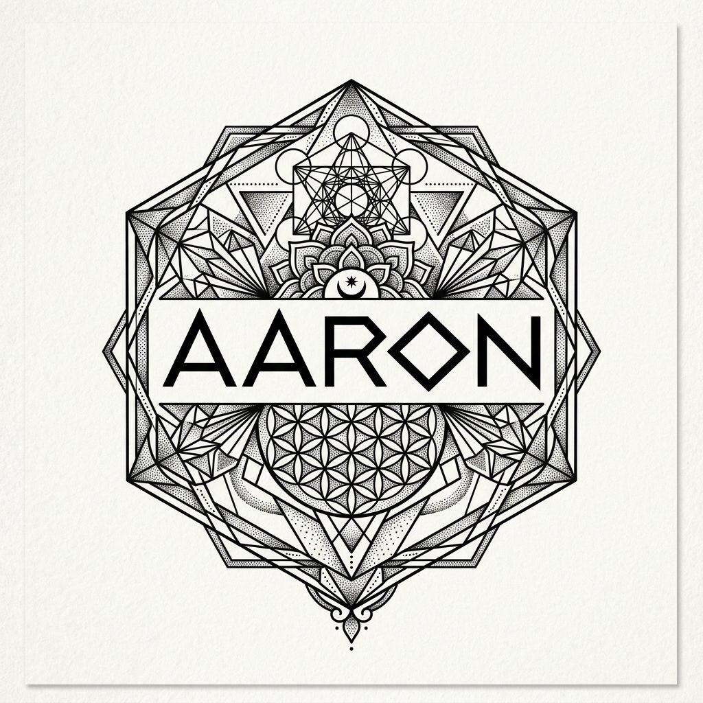 name-tattoo geometric name