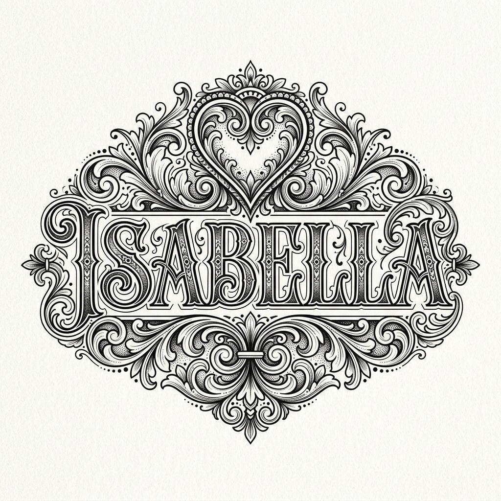 name-tattoo ornamental name