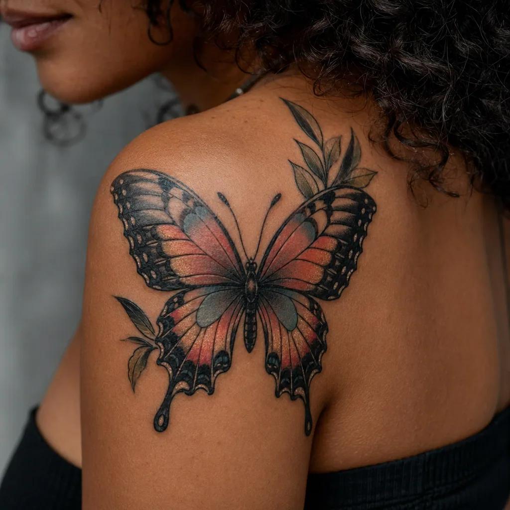 butterfly tattoo idea