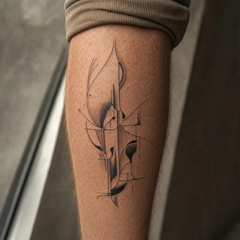 calf-tattoo flash patchwork