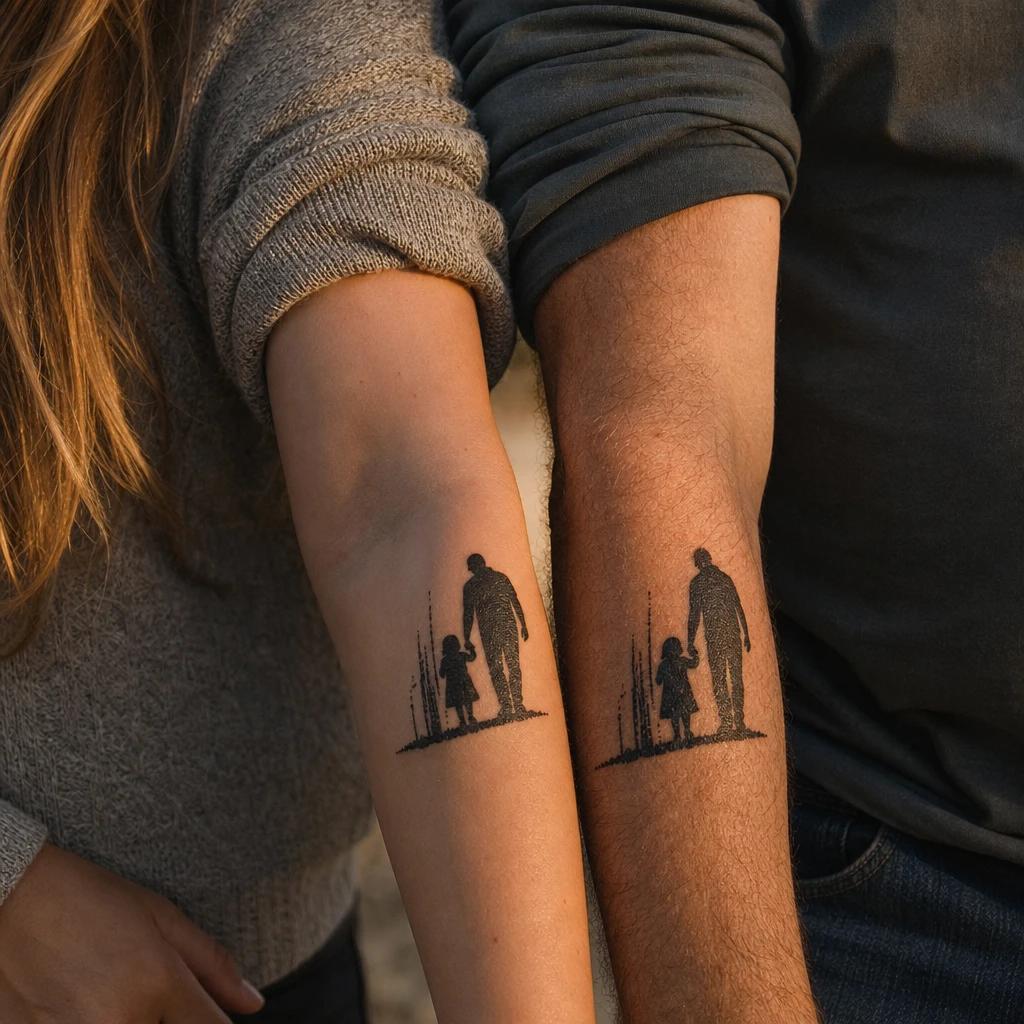 Tattoo idea father and daughter