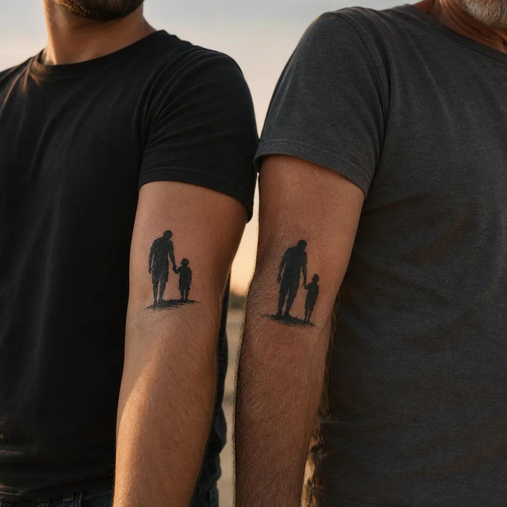 Tattoo idea father and son