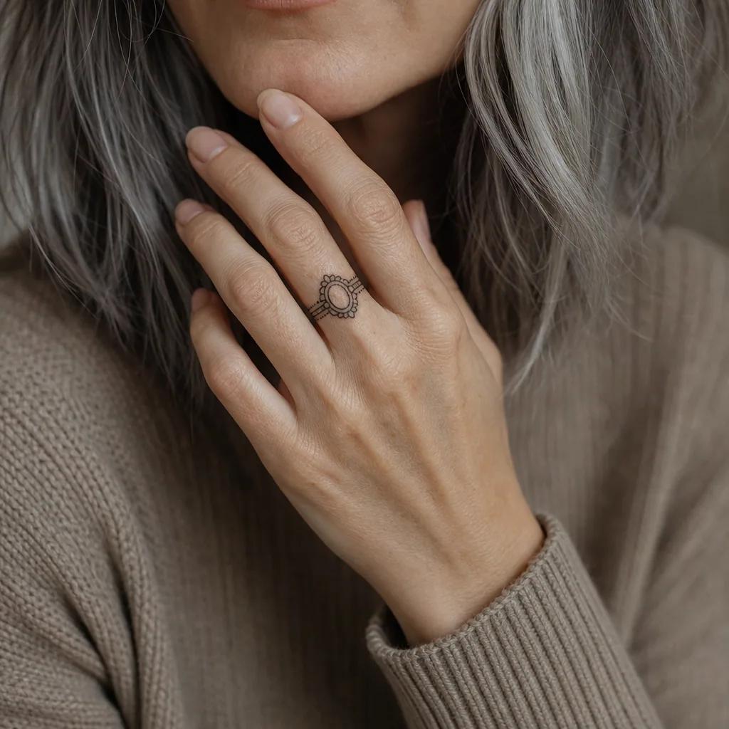finger-tattoo premium jewelry ring