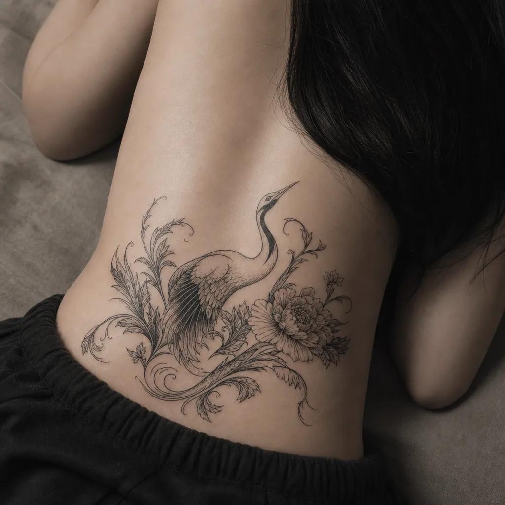 idée tatouage fleur crane fleuri ornemental