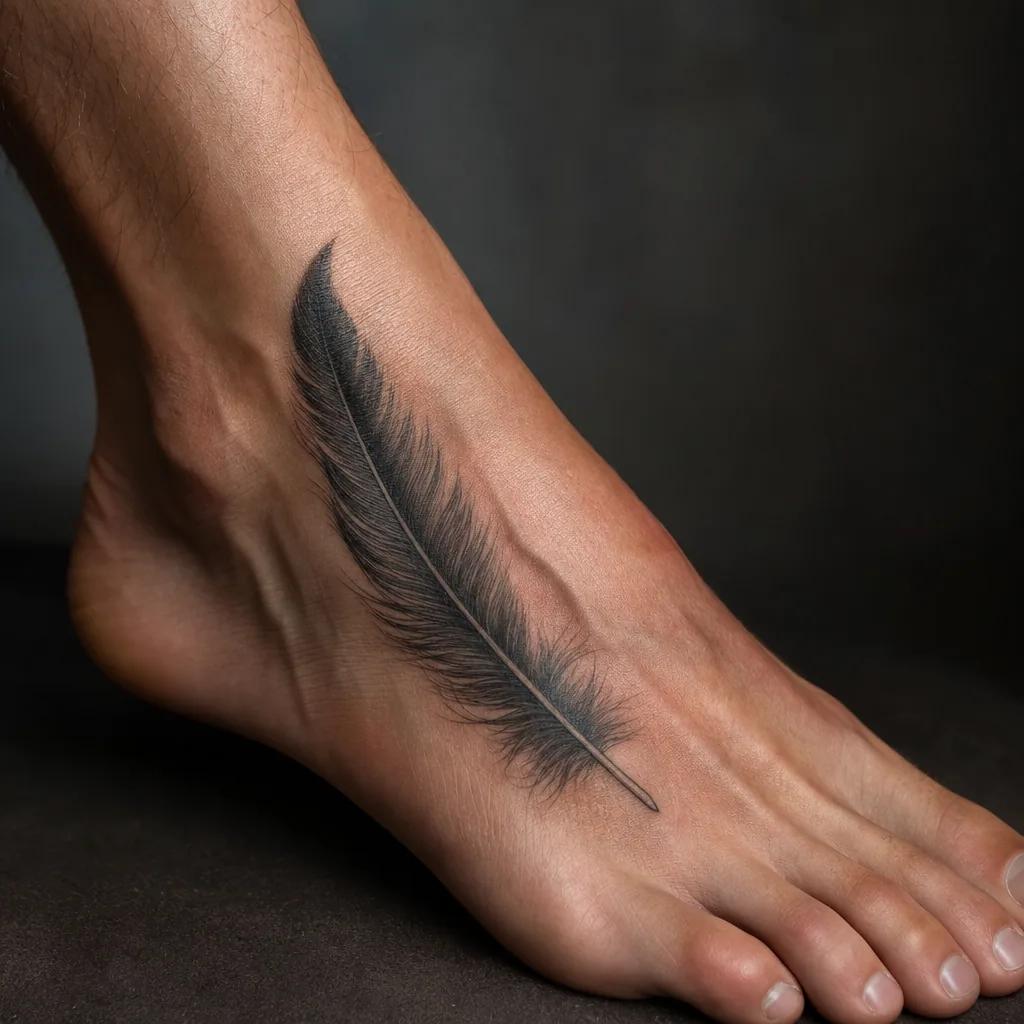foot-tattoo blackwork symbol