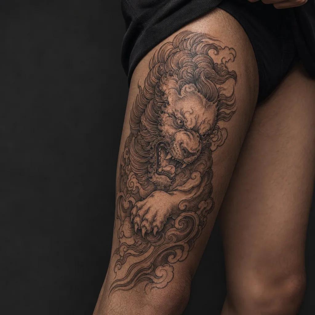 lion tattoo idea
