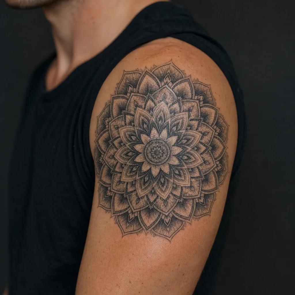 mandala-tattoo micro-realism mandala