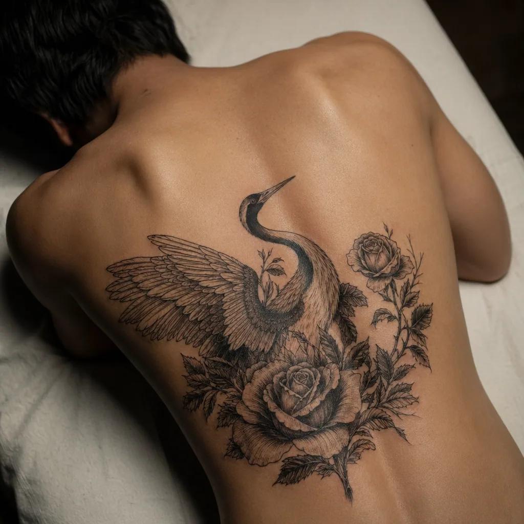 memorial-tattoo neo-traditional dove