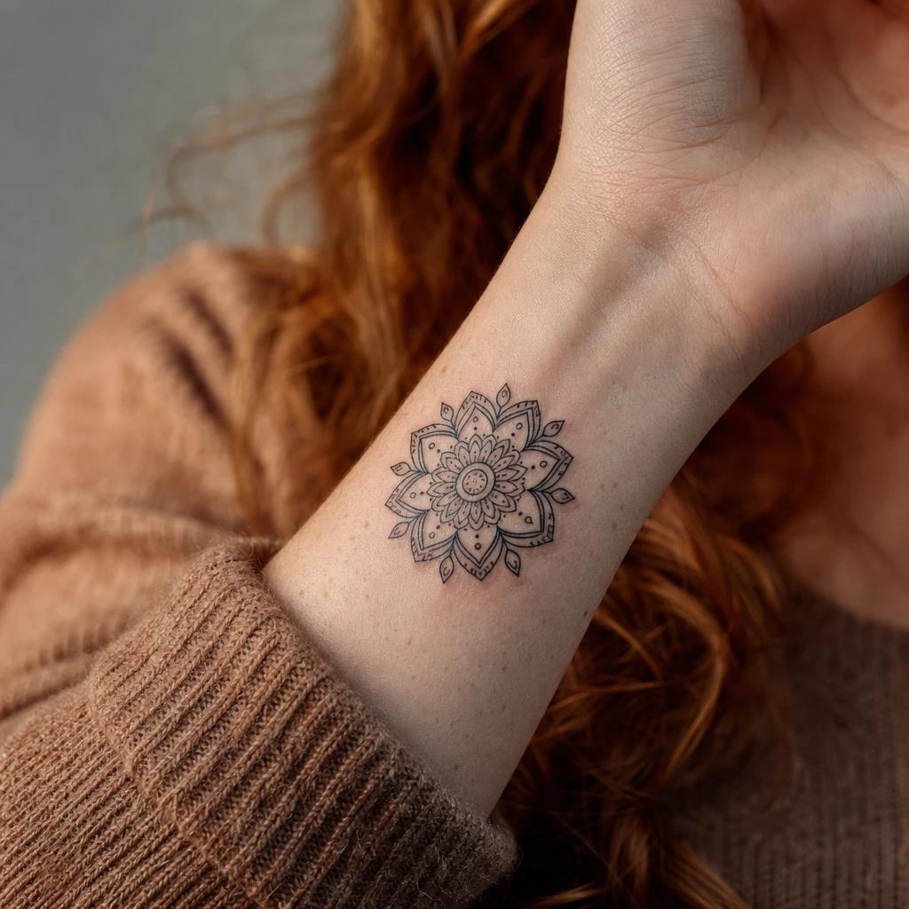 mom-tattoo mandala for mom