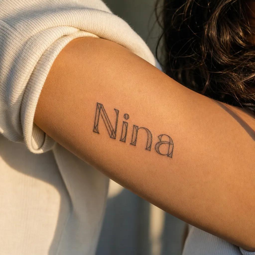 name-tattoo name and lion