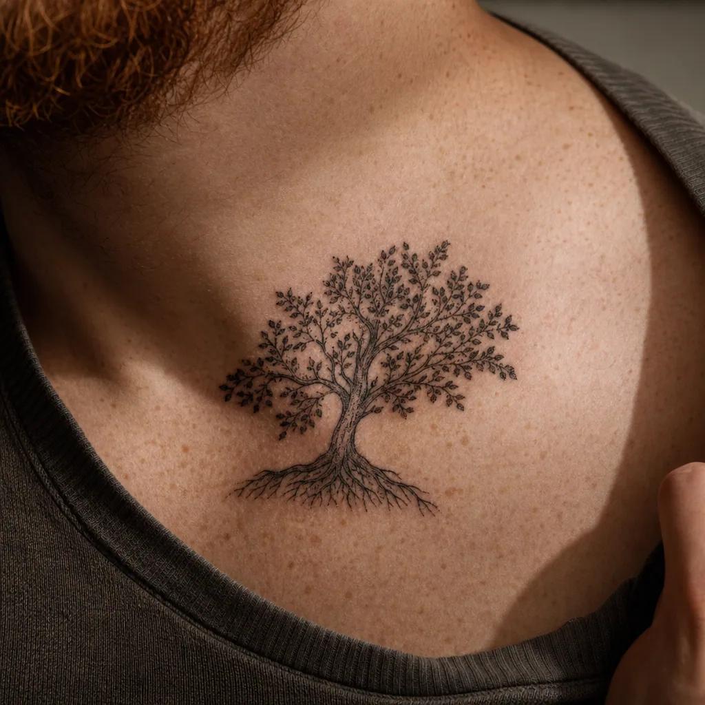 parents-tattoo ornamental family tree