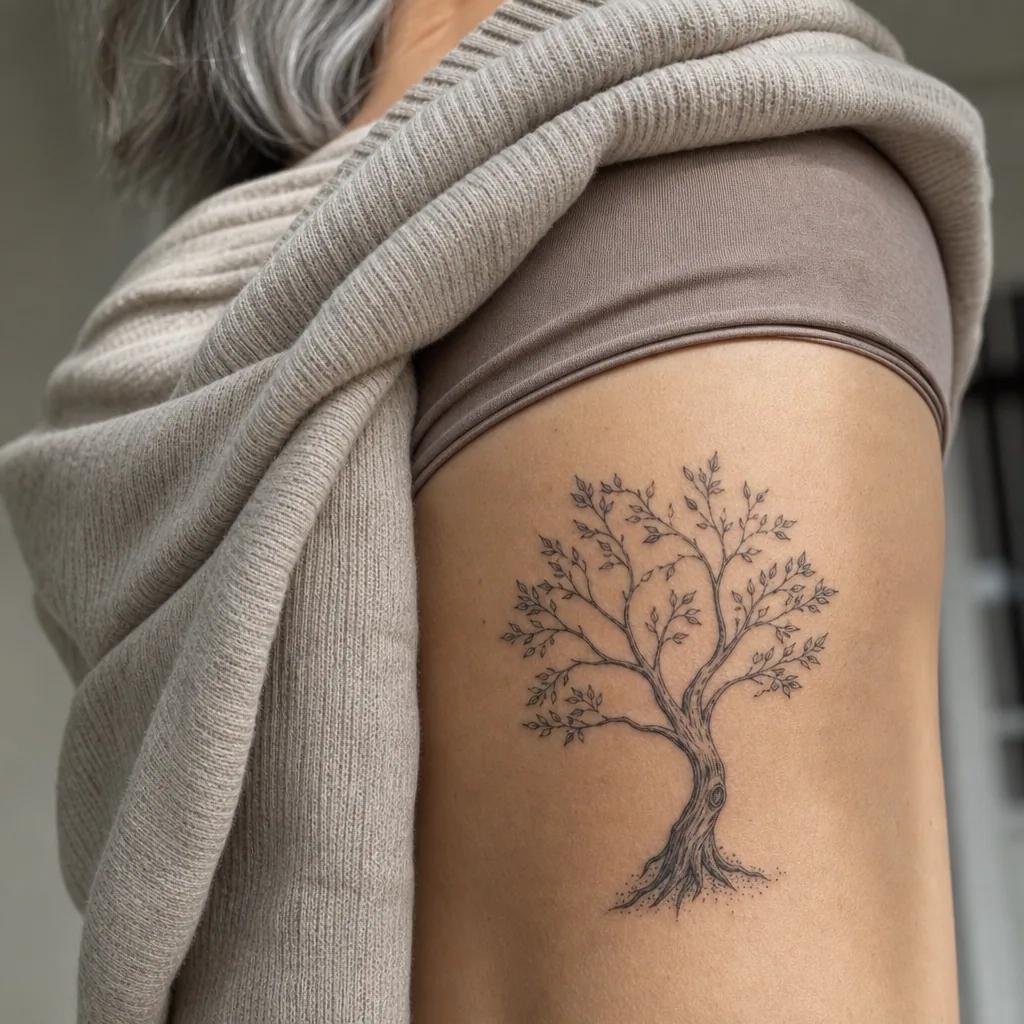 parents-tattoo ornamental family tree