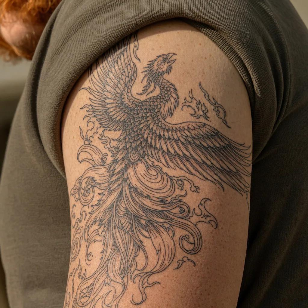 phoenix-tattoo japanese irezumi phoenix
