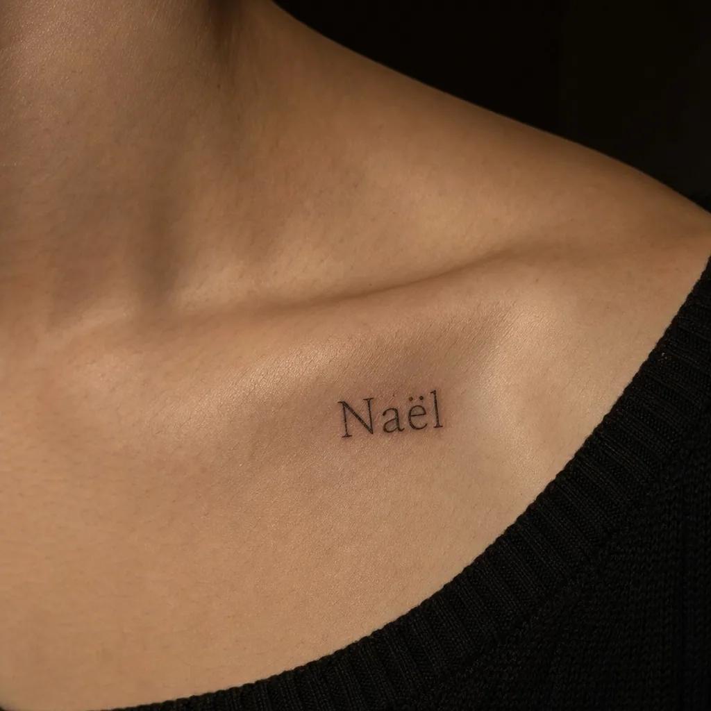 idée tatouage prénom prénom latin antique