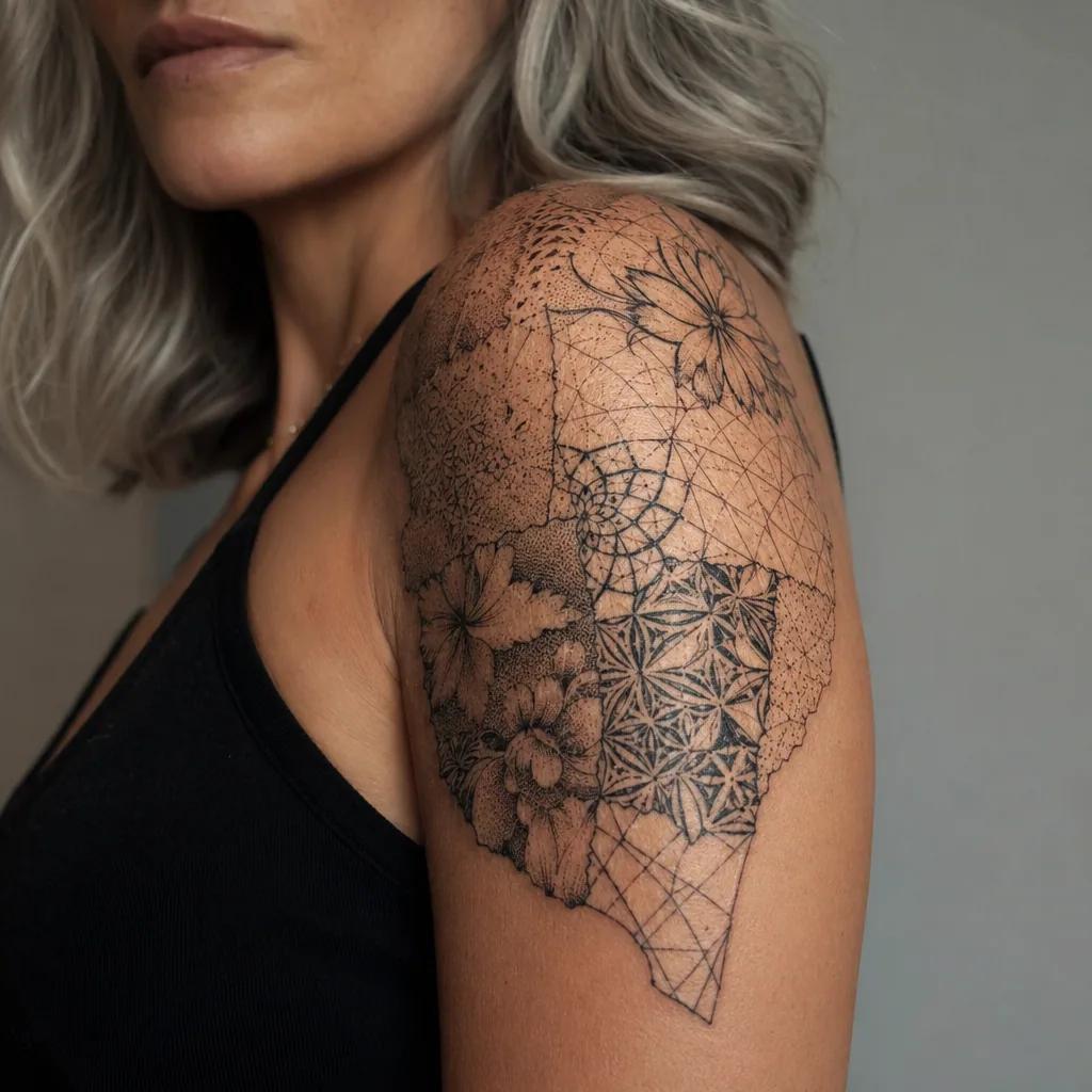 shoulder-tattoo patchwork shoulder