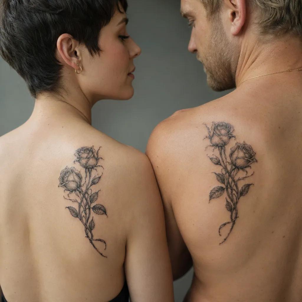 siblings-tattoo old school swallows