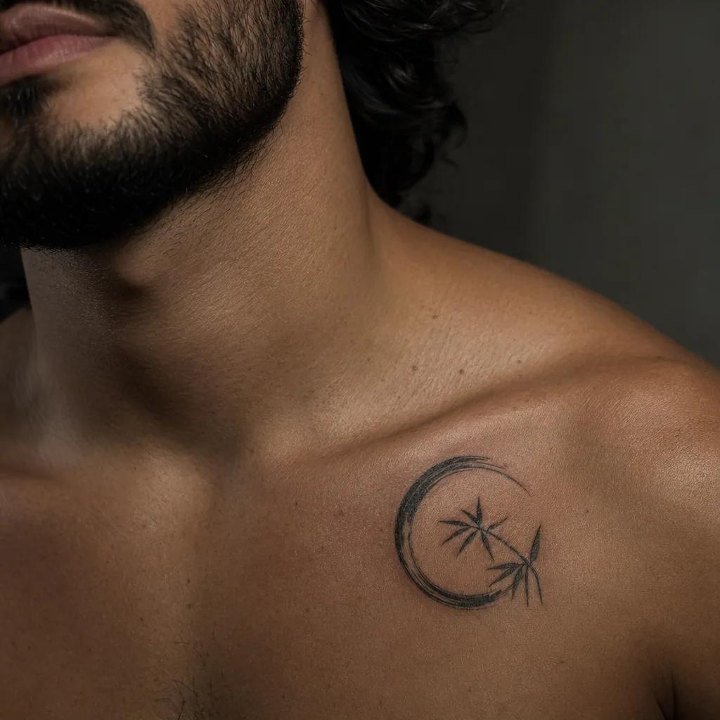 idée tatouage simple symbole zen japonais