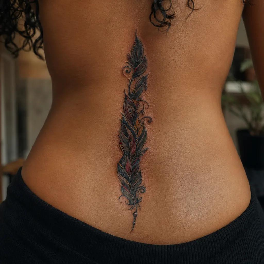 spine tattoo idea