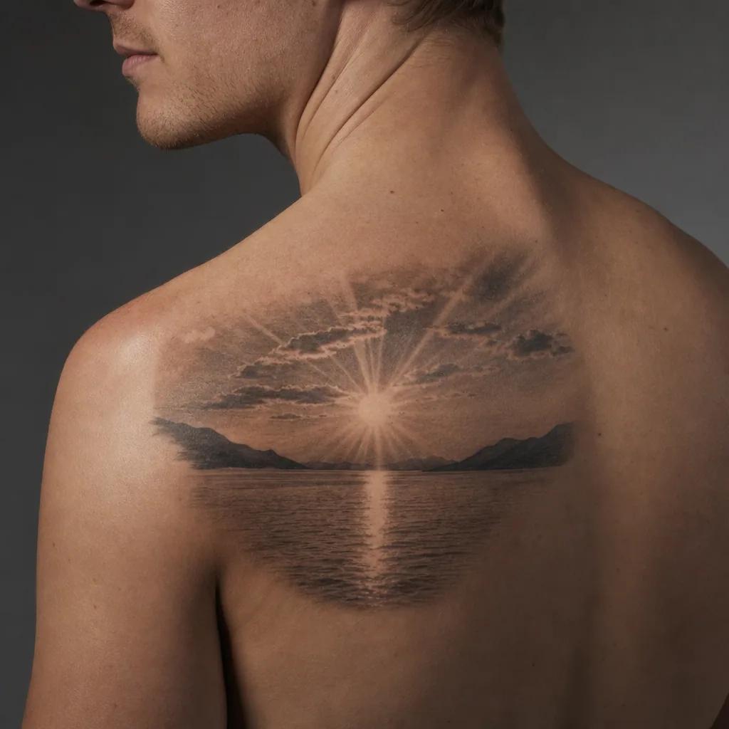 sun tattoo idea