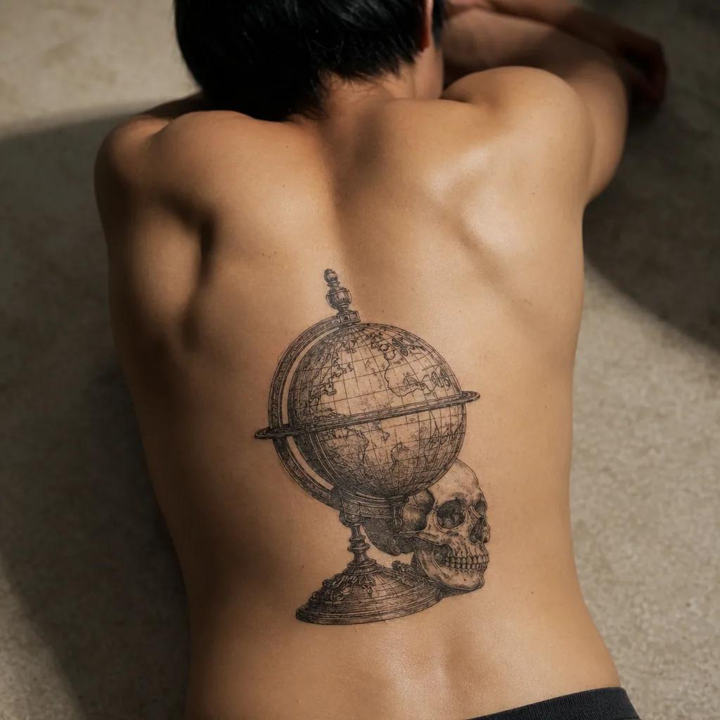 travel-tattoo neo-traditional airplane