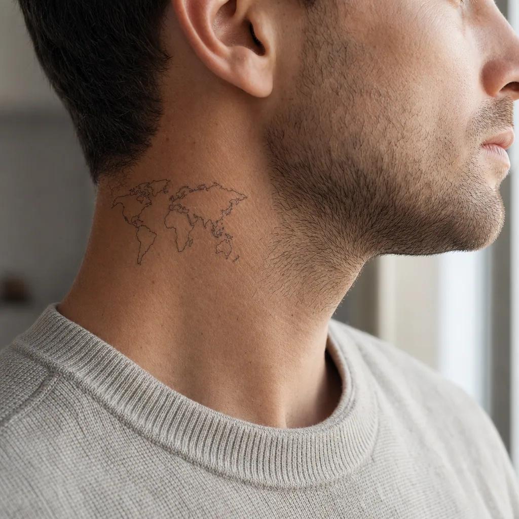 travel-tattoo floral tropical branch
