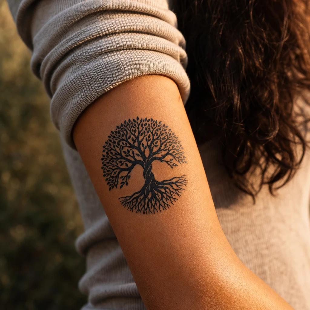tree of life-tattoo blackwork tree of life