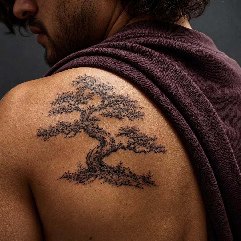 tree of life-tattoo japanese bonsai