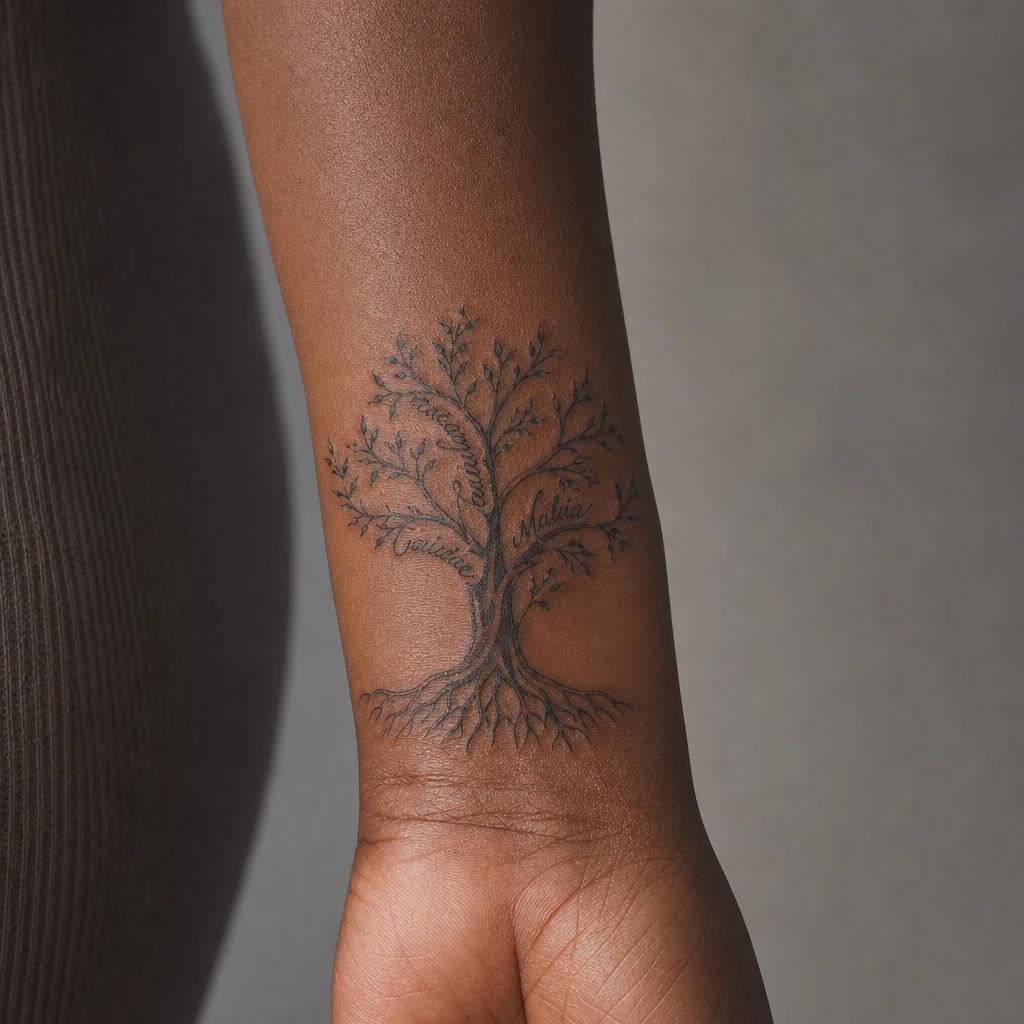 tree of life-tattoo tree of life with names