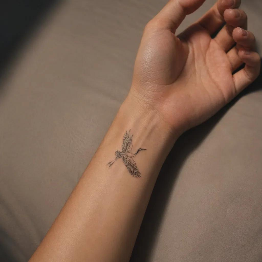 wrist-tattoo ornamental mini skull